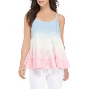 Crown & Ivy™ Women's Sleeveless Tiered Top 