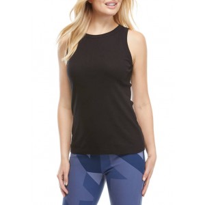 THE LIMITED LIMITLESS Women's Crew Neck Rib Knit Tank