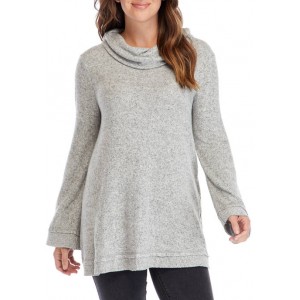Sharagano Women's Cowl Neck Top 