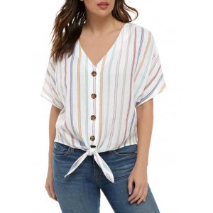 New Directions® Women's Button Front Shirt 