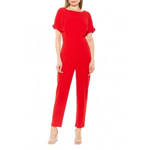 Women's Sadie Boat Neck Tapered Jumpsuit