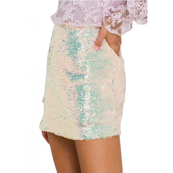 Endless Rose Women's Sequins Mini Skirt