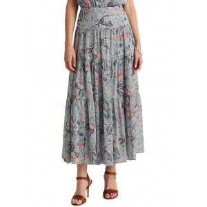 Lauren Ralph Lauren Floral Tiered Peasant Skirt 