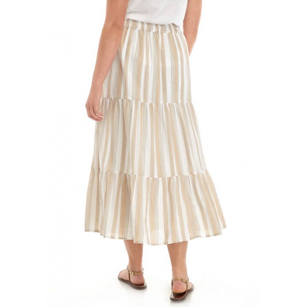 New Directions® Women's Tiered Midi Skirt