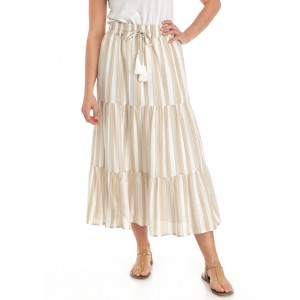 New Directions® Women's Tiered Midi Skirt 