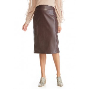 THE LIMITED Women's Faux Leather Pencil Skirt