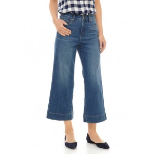 Kim Rogers® Women's Wide Leg Crop Jeans 