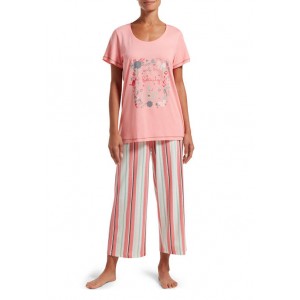 HUE® Striped Capri Pajama Set 