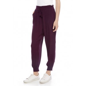 New Directions® Women's Pull On Crinkle Joggers
