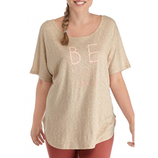 New Directions® Women's Dolman Sleeve Studio Knit Graphic T-Shirt