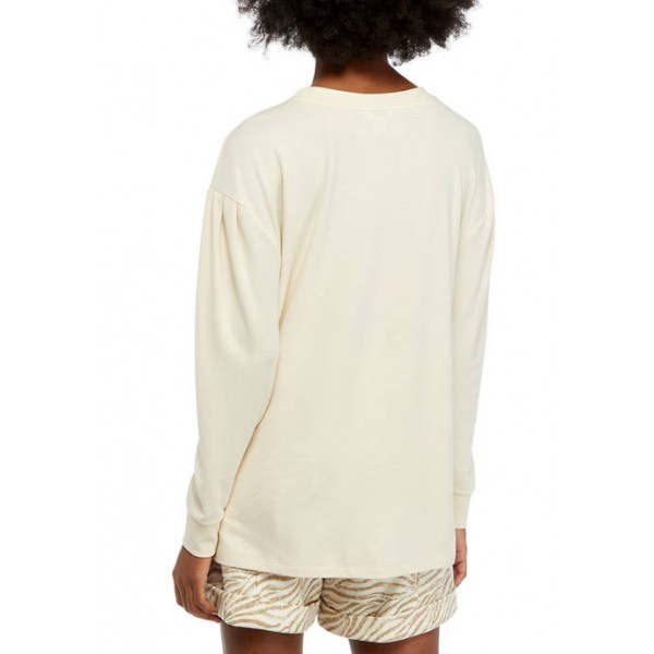 Crown & Ivy™ Women's Puff Sleeve Pullover
