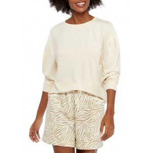 Crown & Ivy™ Women's Puff Sleeve Pullover 