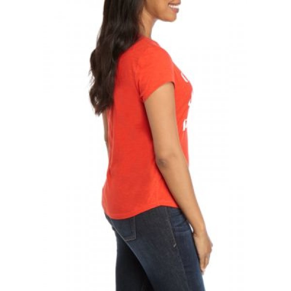 Crown & Ivy™ Women's Short Sleeve Graphic T-Shirt