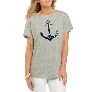 Kim Rogers® Women's Drop Shoulder Graphic T-Shirt 