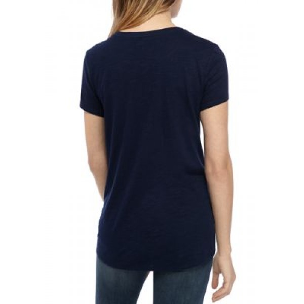 Kim Rogers® Women's Short Sleeve High Low Graphic Art T-Shirt