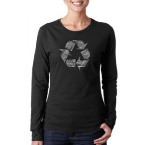 LA Pop Art Word Art T-Shirt - 86 Recyclable Products 
