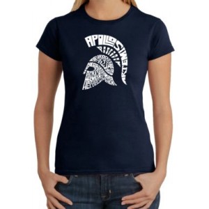 LA Pop Art Word Art T-Shirt - Spartan 