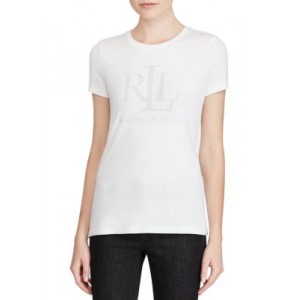 Lauren Ralph Lauren Studded Jersey T-Shirt 