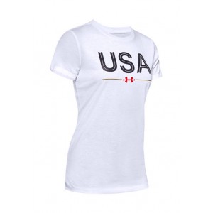 Under Armour® USA Classic Short Sleeve Crew Neck T-Shirt 