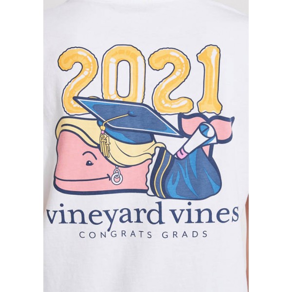 Vineyard Vines Women's Short Sleeve Whale Graphic Graduation T-Shirt