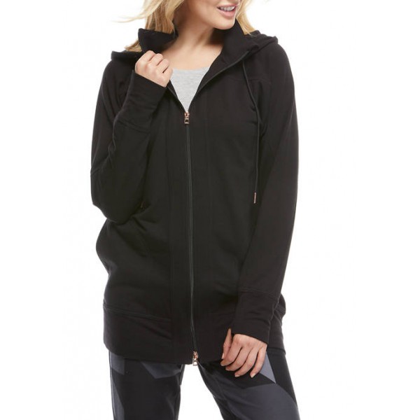THE LIMITED LIMITLESS Women's Hooded Zip Front Jacket