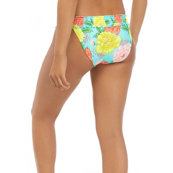 Cabana by Crown & Ivy™ Petal Party Smocked Hipster Swim Bottoms