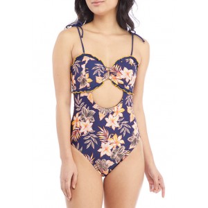 Island Soul One Piece Swimsuit with Ruffle Cups