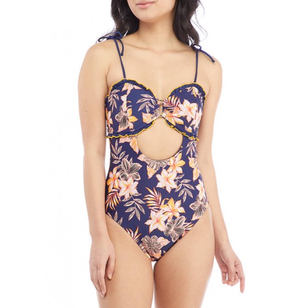 Island Soul One Piece Swimsuit with Ruffle Cups