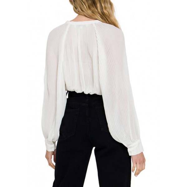 Endless Rose Junior's Pleated Blouse