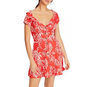 Free People A Thing Called Love Mini Dress 
