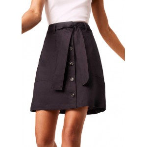 French Connection Yester Linen Blend Skirt 