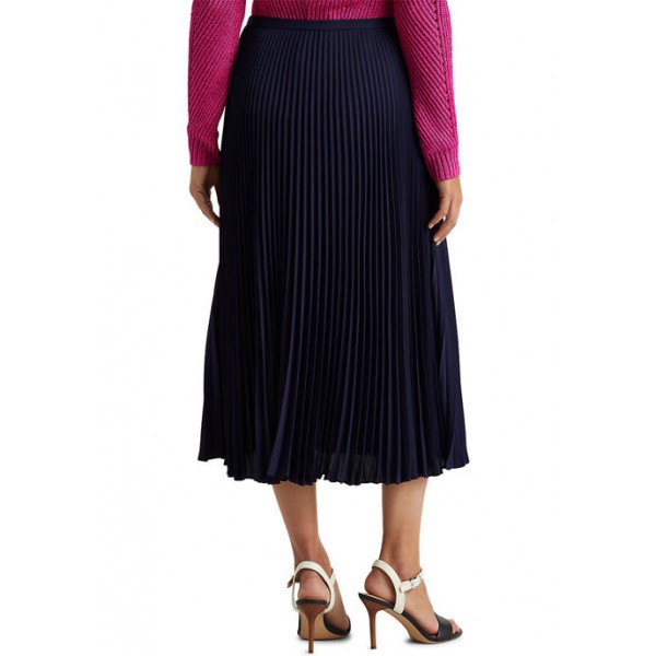 Lauren Ralph Lauren Pleated Georgette Skirt