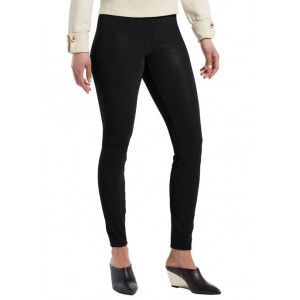 HUE® Women's Textured Faux Leather Leggings 