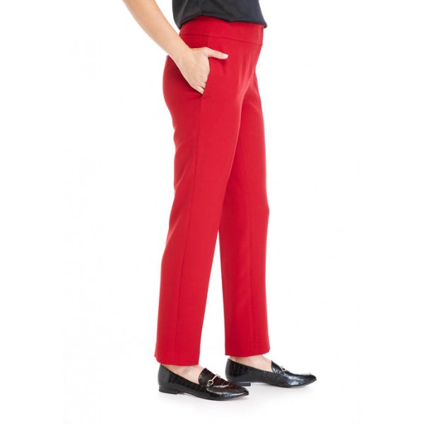 Kasper Women's Basic Crepe Slim Trousers