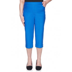 Alfred Dunner Women's Look On The Brightside Capris 