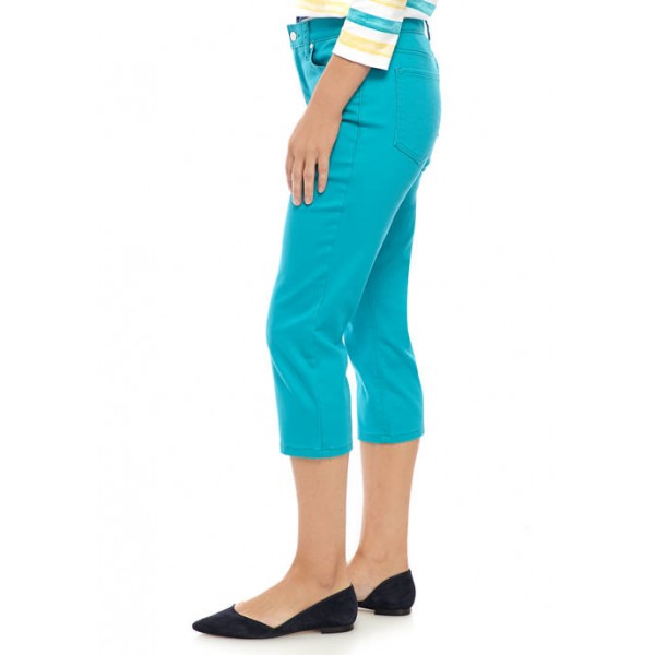 Kim Rogers® Women's 5 Pocket Denim Capri Pants