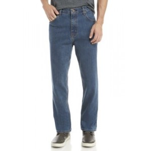 Saddlebred® Stretch 5-Pocket Relaxed Medium Wash Jeans