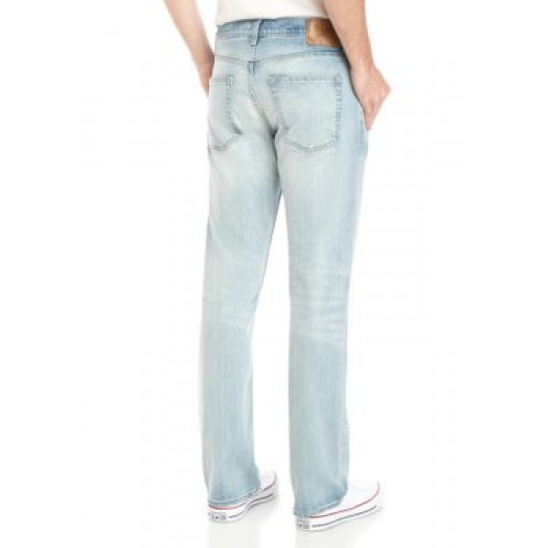TRUE CRAFT Straight Fit Belton Stretch Jeans