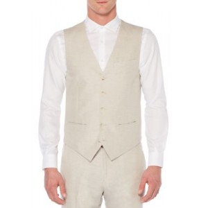 Perry Ellis® Herringbone Vest 