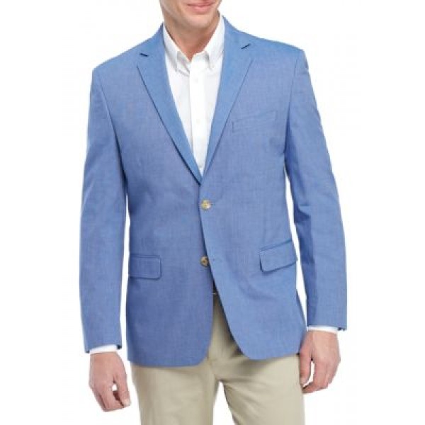 Saddlebred® Blue Chambray Sportscoat