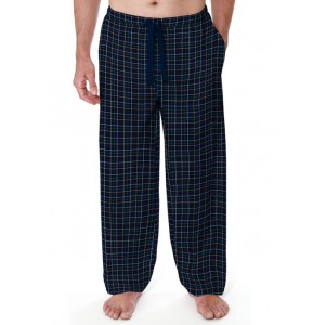 IZOD Navy Grid Twill Pajama Pants