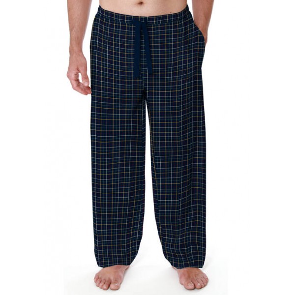 IZOD Navy Grid Twill Pajama Pants