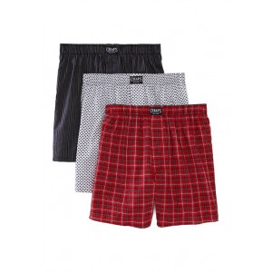 Chaps Set of 3 Woven Boxers 