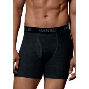 Hanes® Platinum Classic Cotton Tagless® Boxer Briefs 4 Pack 