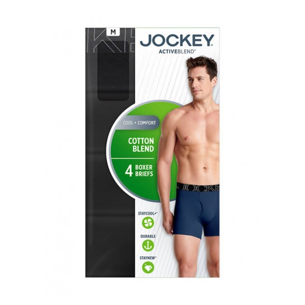 Jockey® ActiveBlend® Boxer Brief - 4 Pack