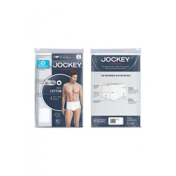 Jockey® Classic Briefs - 4 Pack