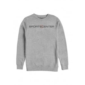 ESPN ESPN SportsCenter Horizontal Crew Graphic Fleece Sweatshirt 