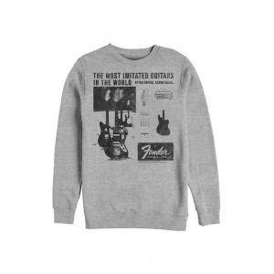Fender Litho Ad Crew Fleece Graphic Sweatshirt 