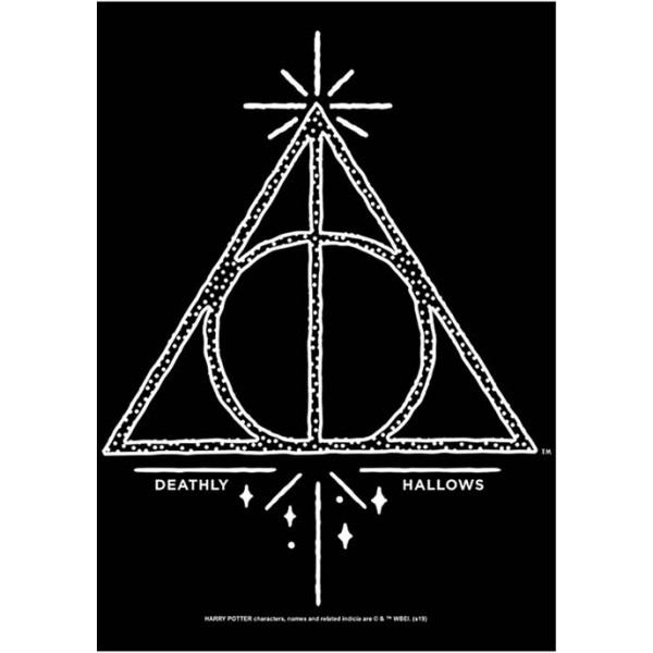 Harry Potter™ Harry Potter Deathly Hallows Line Symbol Fleece Graphic Hoodie