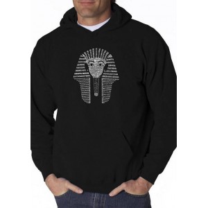 LA Pop Art Word Art Hooded Graphic Sweatshirt - King Tut 